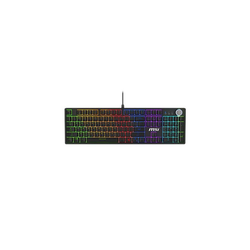 ŽAIDIMŲ KLAVIATŪRA JUODA JAV / FORGE GK310 RAUDONA MSI FORGE GK320 RED US (4711377324953)