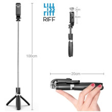 Riff L02 Universal wireless selfie stick (expand 100cm) with Tripod / Shutter button White Riff L02 Universal wireless selfie stick (expand 100cm) with Tripod / Shutter button White