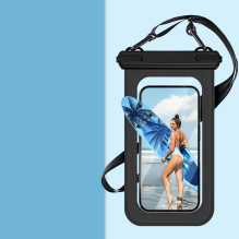 JUST MUST Waterproof Phone Pouch Black