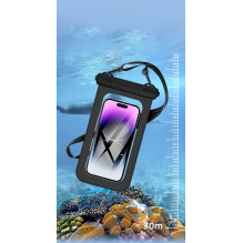 JUST MUST Waterproof Phone Pouch Black