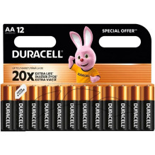 Duracell Basic MN1500 AA alkaline batteries 12 pcs.