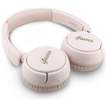 Guess Guess Metal Logo Script Over-Ear Headphones - Pink Guess Guess Metal Logo Script Over-Ear Headphones - Pink