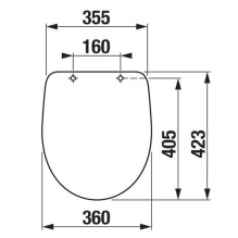 TOILET SEAT SLIM SLOW JIKA ZETA WHITE TOILET SEAT SLIM SLOW JIKA ZETA WHITE