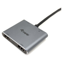 Equip Dock USB-C- 2xHDMI.USB 3.0.100WPD 15cm si Equip Dock USB-C- 2xHDMI.USB 3.0.100WPD 15cm si