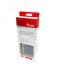 Equip Dock USB-C- 2xHDMI.USB 3.0.100WPD 15cm si Equip Dock USB-C- 2xHDMI.USB 3.0.100WPD 15cm si