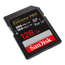 Atminties kortelė „Sandisk PRO 128GB V60 UHS-II S“