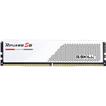 96 GB G.Skill DIMM DDR5-6000 (2x 48 GB) Dual-Kit (wei. F5-6000J3036F48GX2-RS5W. Ripjaws S5. INTEL XMP) 96 GB G.Skill DIMM DDR5-6000 (2x 48 GB) Dual-Kit (wei. F5-6000J3036F48GX2-RS5W. Ripjaws S5. INTEL XMP)