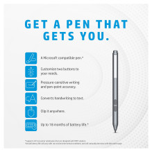 HP MPP 1.51 Pen (3V2X4AA) Stylus srebrny HP MPP 1.51 Pen (3V2X4AA) Stylus srebrny
