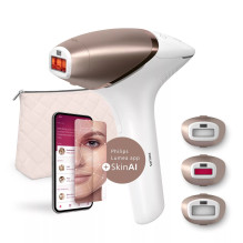 „Philips BRI973/00“ plaukų šalinimo prietaisas, intensyviai pulsuojanti šviesa (IPL), rožinis auksas, balta