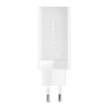 VARTA Ladegert 3 Port 65 W, 2x USB-C, 1x USB-A, High Speed Charger