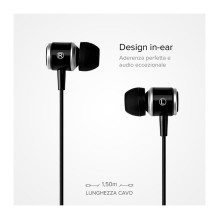 SBS Studio Mix 100C Kopfhörer mit Kabel USB-C schwarz SBS Studio Mix 100C Kopfhörer mit Kabel USB-C schwarz