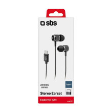 SBS Studio Mix 100C Kopfhörer mit Kabel USB-C schwarz SBS Studio Mix 100C Kopfhörer mit Kabel USB-C schwarz
