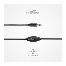 SBS Mix 10 Kopfhörer In-Ear 3,5mm Klinkenstecker schwarz SBS Mix 10 Kopfhörer In-Ear 3,5mm Klinkenstecker schwarz