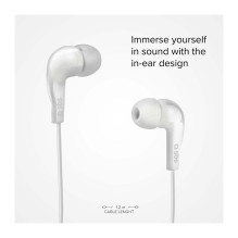 SBS Mix 10 Kopfhörer In-Ear 3,5mm Klinkenstecker wei SBS Mix 10 Kopfhörer In-Ear 3,5mm Klinkenstecker wei