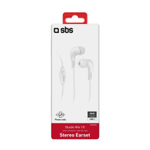 SBS Mix 10 Kopfhörer In-Ear 3,5mm Klinkenstecker wei SBS Mix 10 Kopfhörer In-Ear 3,5mm Klinkenstecker wei