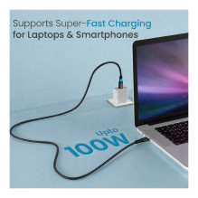 Equip Adapter USB-C- USB-C+HDMI PD100W 4K / 60Hz 1.00m Alu. Equip Adapter USB-C- USB-C+HDMI PD100W 4K / 60Hz 1.00m Alu.