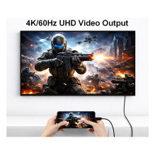 Equip Adapter USB-C- USB-C+HDMI PD100W 4K / 60Hz 3.00m Alu. Equip Adapter USB-C- USB-C+HDMI PD100W 4K / 60Hz 3.00m Alu.
