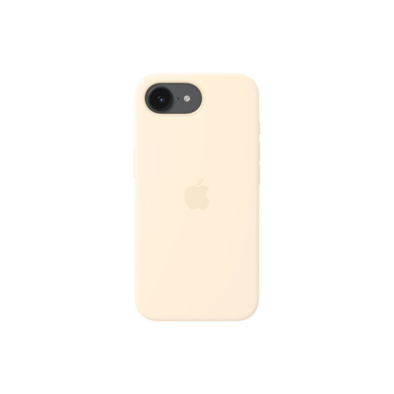 Apple - iPhone 17e Silicone Case with MagSafe - Vanilla ,
