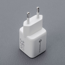 Phone charger Forcell F-Energy Mini GaN III USB C + USB A QC4.0 PD 35W VT-35C white 0INT Phone charger Forcell F-Energy Mini GaN III USB C + USB A QC4.0 PD 35W VT-35C white 0INT