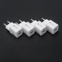 Telefono įkroviklis Forcell F-Energy Mini GaN III USB C + USB A QC4.0 PD 35W VT-35C baltas 0INT Telefono įkroviklis Forcell F-Energy Mini GaN III USB C + USB A QC4.0 PD 35W VT-35C baltas 0INT