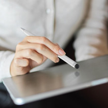 Talpinis rašiklis jutikliniams ekranams su sidabriniu PEN Talpinis rašiklis jutikliniams ekranams su sidabriniu PEN