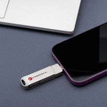 Pendrive 32GB USB 3.2 Gen 1 (USB A) Forcell F-Data Metal silver Pendrive 32GB USB 3.2 Gen 1 (USB A) Forcell F-Data Metal silver