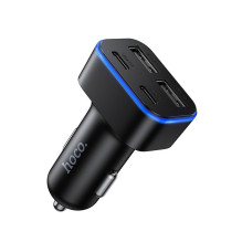Car charger Hoco 2xUSB A + 2xUSB C PD QC3.0 42W Z63 black