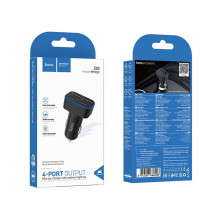Car charger Hoco 2xUSB A + 2xUSB C PD QC3.0 42W Z63 black