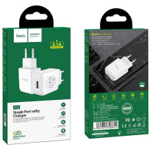 Telefono įkroviklis Hoco USB A 2A 10W N2 baltas Telefono įkroviklis Hoco USB A 2A 10W N2 baltas