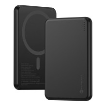 Nešiojamoji baterija, suderinama su „MagSafe Forcell F-Energy Slim F5K9 QC4.0 PD3.0“, 15 W, 5000 mAh, juoda Nešiojamoji baterija, suderinama su „MagSafe Forcell F-Energy Slim F5K9 QC4.0 PD3.0“, 15 W, 5000 mAh, juoda