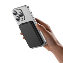 Nešiojamoji baterija, suderinama su „MagSafe Forcell F-Energy Slim F5K9 QC4.0 PD3.0“, 15 W, 5000 mAh, juoda Nešiojamoji baterija, suderinama su „MagSafe Forcell F-Energy Slim F5K9 QC4.0 PD3.0“, 15 W, 5000 mAh, juoda