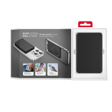Nešiojamoji baterija, suderinama su „MagSafe Forcell F-Energy Slim F5K9 QC4.0 PD3.0“, 15 W, 5000 mAh, juoda Nešiojamoji baterija, suderinama su „MagSafe Forcell F-Energy Slim F5K9 QC4.0 PD3.0“, 15 W, 5000 mAh, juoda