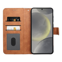Atverčiamas dėklas, skirtas „Samsung A27 Jeans Book“, mėlynas