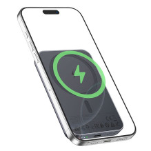 Powerbank compatible with MagSafe Hoco 5000 mAh 2A 5W J160 metal gray Powerbank compatible with MagSafe Hoco 5000 mAh 2A 5W J160 metal gray