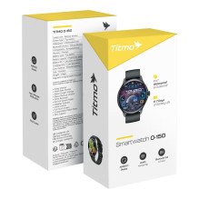 Išmanusis laikrodis TITMO O-150 (AMOLED, „Bluetooth“ skambučiai) juodas Išmanusis laikrodis TITMO O-150 (AMOLED, „Bluetooth“ skambučiai) juodas