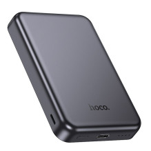 „MagSafe Hoco 5000 mAh 2A 5W J160“ suderinama nešiojama baterija, metalo pilka „MagSafe Hoco 5000 mAh 2A 5W J160“ suderinama nešiojama baterija, metalo pilka