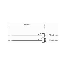 be quiet! CP-6620 - Stromkabel - 8-poliger PCIe Power (6+2) be quiet! CP-6620 - Stromkabel - 8-poliger PCIe Power (6+2)