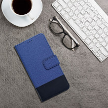 Atverčiamas dėklas, skirtas „Samsung A27 Gomma Book“, mėlynas