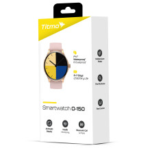 Išmanusis laikrodis TITMO O-150 (AMOLED, „Bluetooth“ skambučiai) rožinis