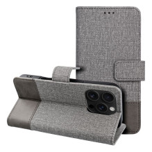 Atverčiamas dėklas, skirtas „Samsung A27 Gomma Book“, pilkas