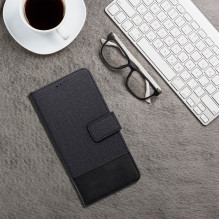 Atverčiamas dėklas, skirtas „Samsung A27 Gomma Book“, juodas