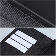 Atverčiamas dėklas, skirtas „Samsung A27 Gomma Book“, juodas