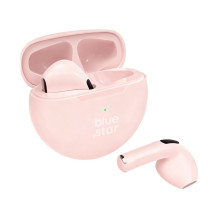 Wireless earbuds BLUE STAR Circle Beat TX3 TWS pink