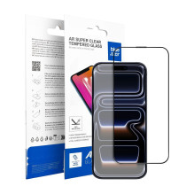 Grūdintas stiklas iPhone 17 PRO Blue Star 5D AR juodas Grūdintas stiklas iPhone 17 PRO Blue Star 5D AR juodas