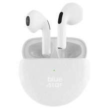 Wireless earbuds BLUE STAR Circle Beat TX3 TWS white