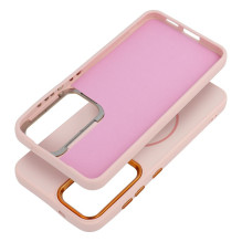 Case for Samsung A27 Frame Mag Cover compatible with MagSafe powder pink Case for Samsung A27 Frame Mag Cover compatible with MagSafe powder pink