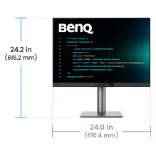 „BenQ 71,6 cm RD280UG“ 3:2 HDMI / USB-C / DP ekranas, pakeliamas / pasukamas UHD