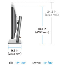 BenQ 71.6cm RD280UG 3:2 HDMI / USB-C / DP sil. lift / piv UHD