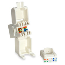 „Keystone“ lizdas neekranuotas Cat6 LSA wzf, 8pcs sw
