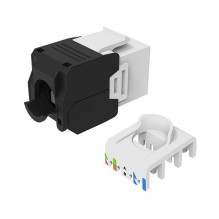 Keystone socket unshielded Cat6A LSA wzf.8Stk ws Keystone socket unshielded Cat6A LSA wzf.8Stk ws